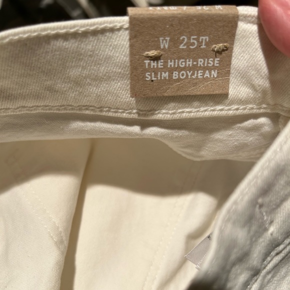 Madewell the highrise slim boy jean 25T NWT - Picture 2 of 7